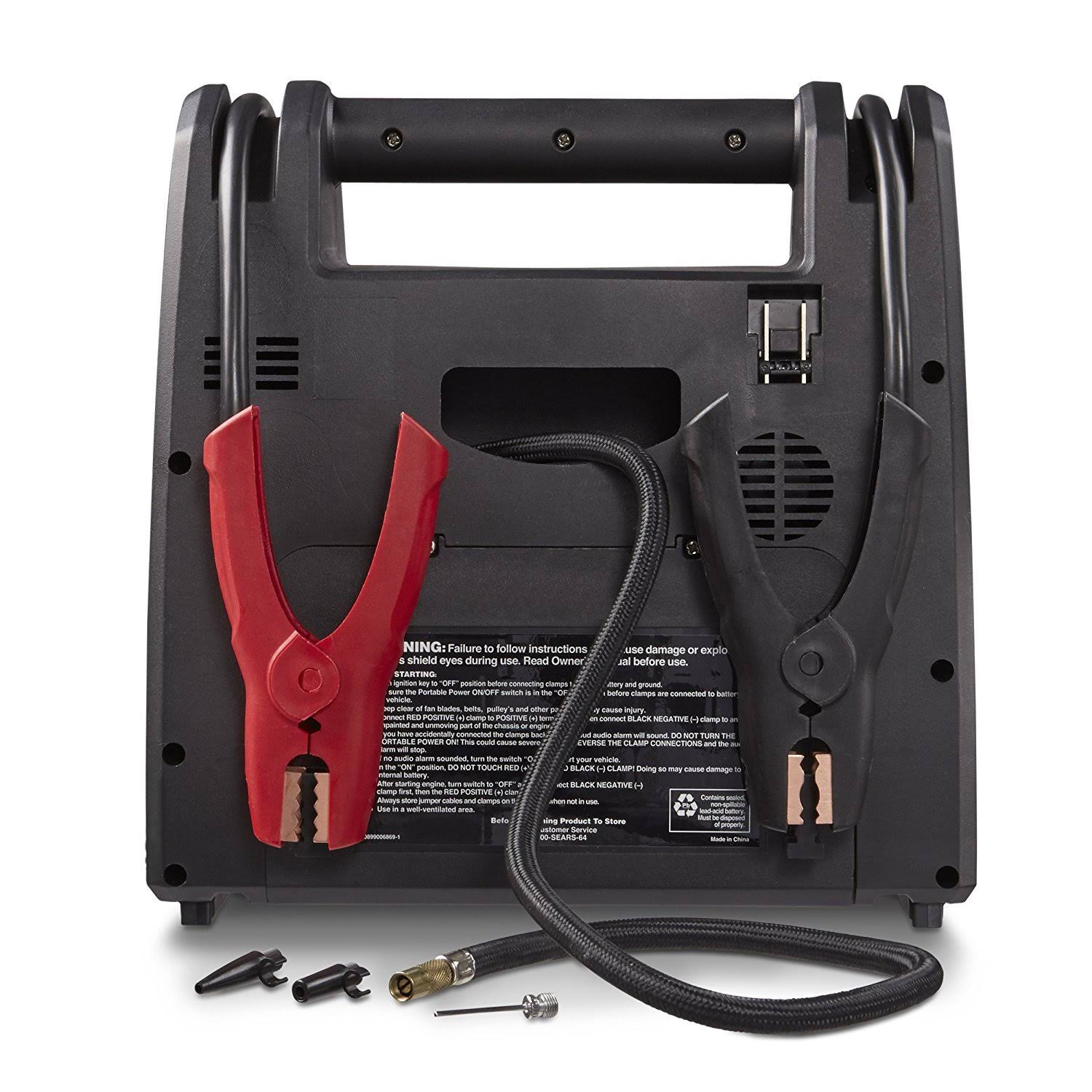 Diehard 71688 Platinum Portable Power 1150 Peak Amp 12 Volt Jump Starter Power Source with 2