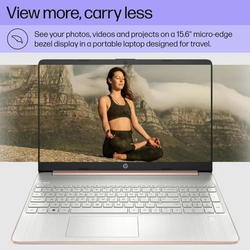 HP Newest 15.6" Anti-Glare HD Laptop, Intel Quad-core Processor, 16GB RAM, 128GB SSD+ 128GB USB Storage, Up to 11 hrs Long Battery, Win11 S, Silver