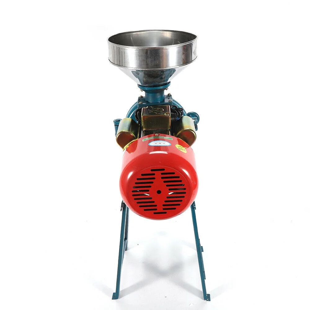 Oukaning Electric Grinder 2200W Dry Feed/Flour Mill Grain Corn Wheat Cereal Machine Home