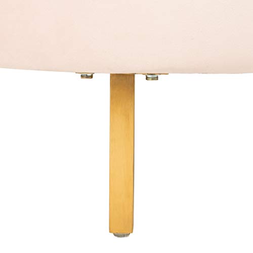 Safavieh Couture Primrose Glam Light Blue Velvet Curved Sofas