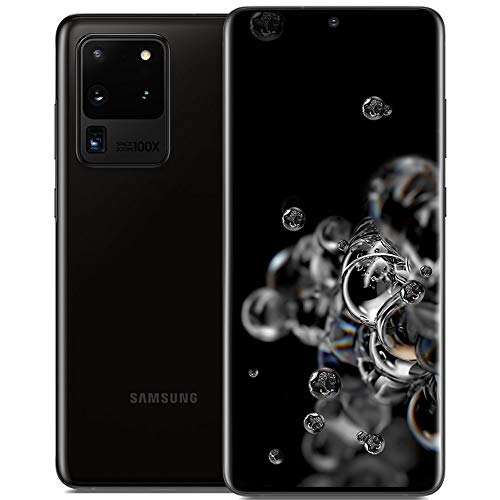 Samsung Galaxy S20 Ultra 5G (128GB, 12GB) 6.9" AMOLED, Snapdragon 865, 108MP Camera, 5G Volte (GSM+CDMA) AT&T Unlocked (T-Mobile, Verizon, Global, Metro) G988U (Fast Wireless Charging Bundle, Black)