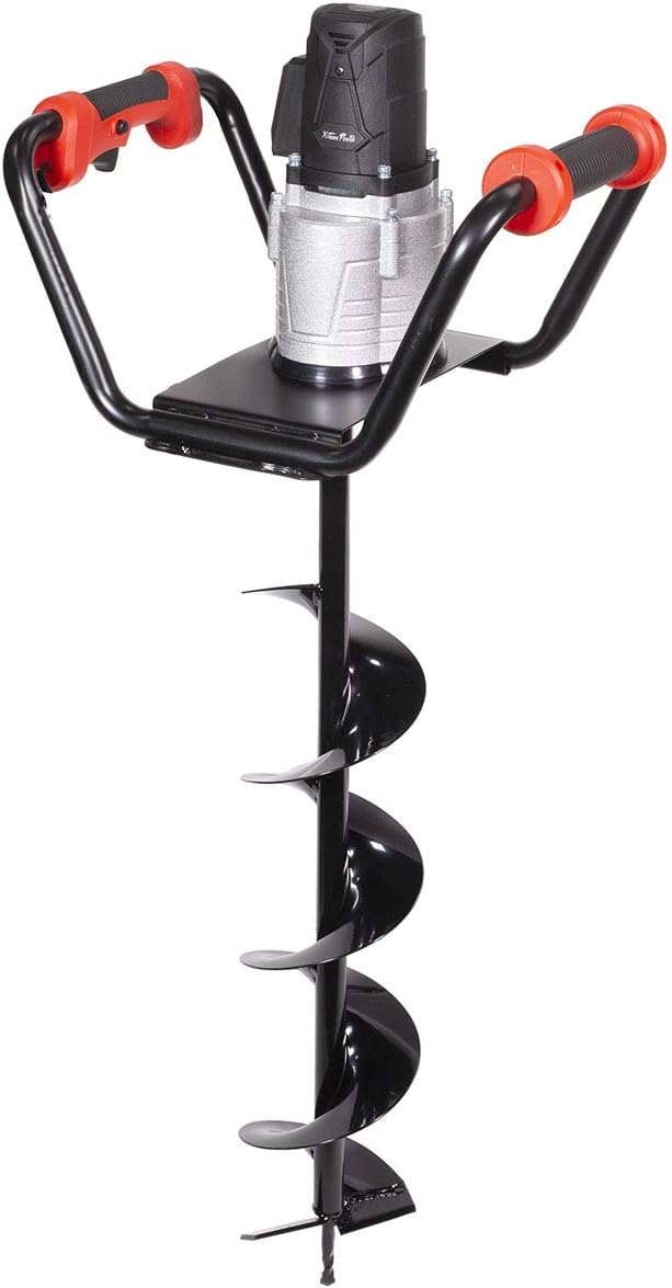 XtremepowerUS 85060 Post Hole Digger w/6" Bit Electric 1500W Auger Digging Drill