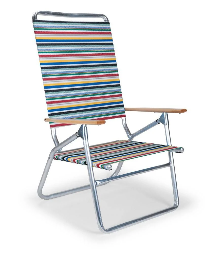 Telescope 711 Light Easy High Boy Beach Chair-Classic Stripe