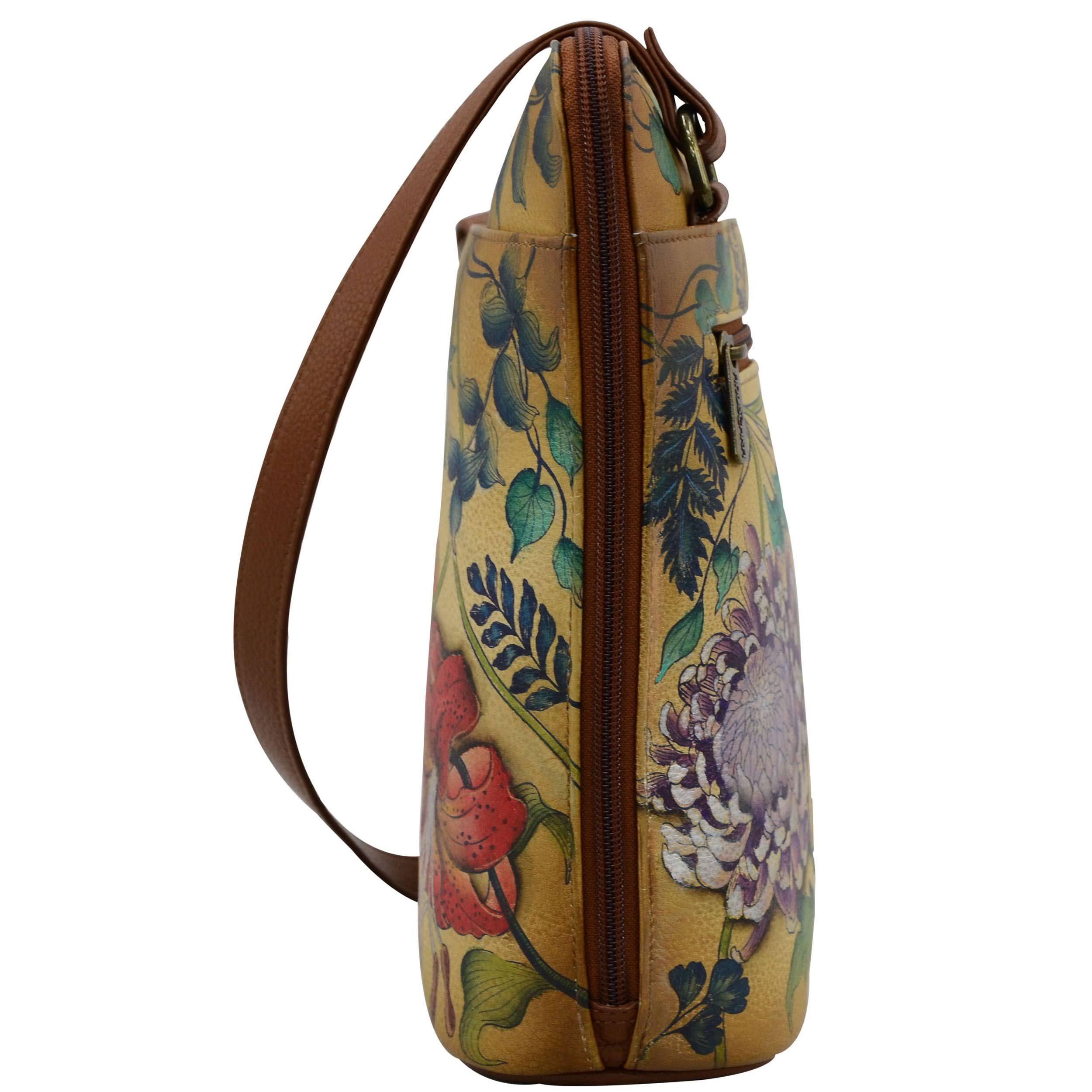 Anuschka Caribbean Garden Zip Travel Organizer Bag