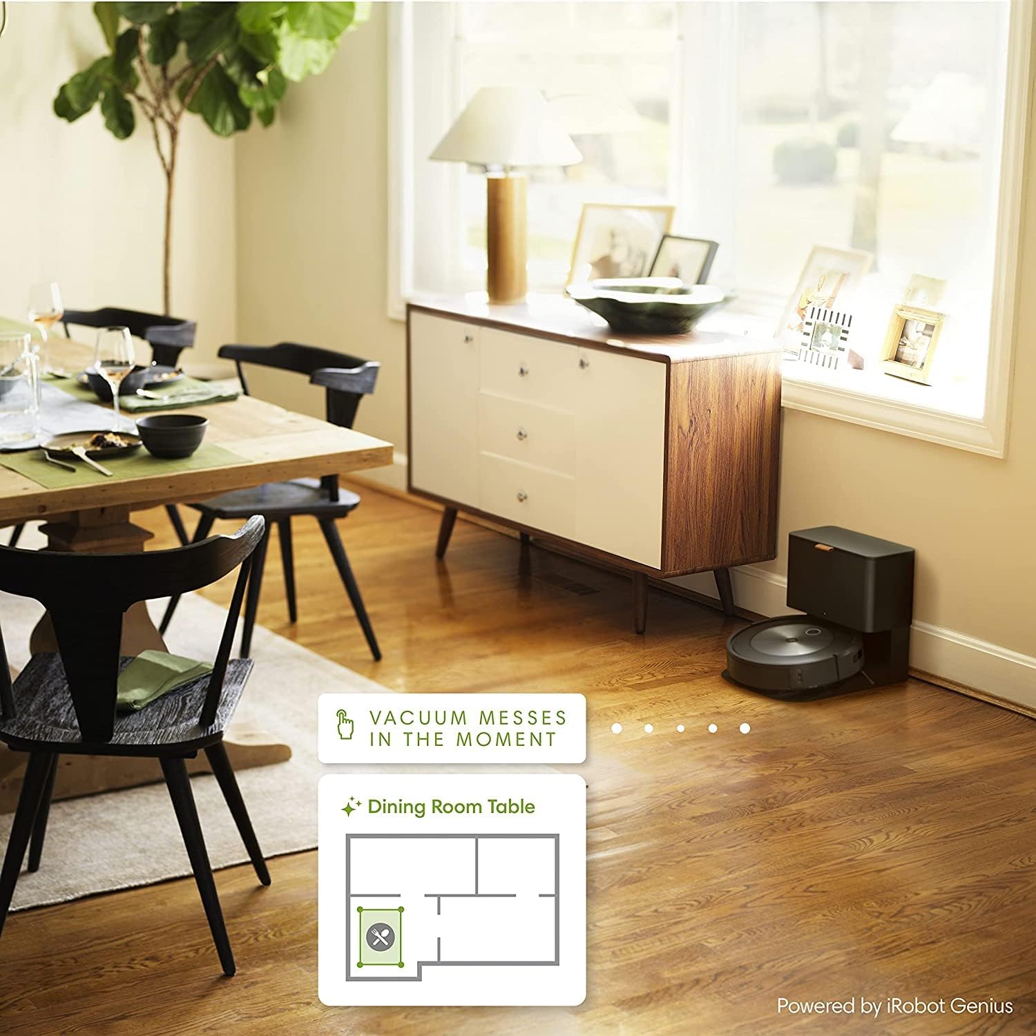 iRobot&reg; Roomba&reg; j7+ (7550) Robot Vacuum Bundle with Automatic Dirt Disposal - Wi-Fi Connected, Smart Mapping, Ideal for Pet Hair (+2 AllergenLock Dirt Disposal Bags)