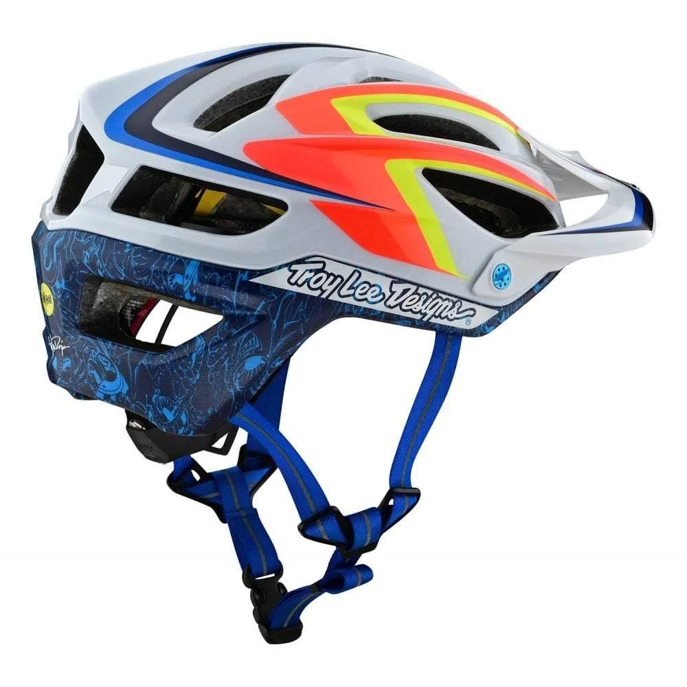 Troy Lee Designs A2 MIPS Mirage Gray Helmet Size Medium-Large