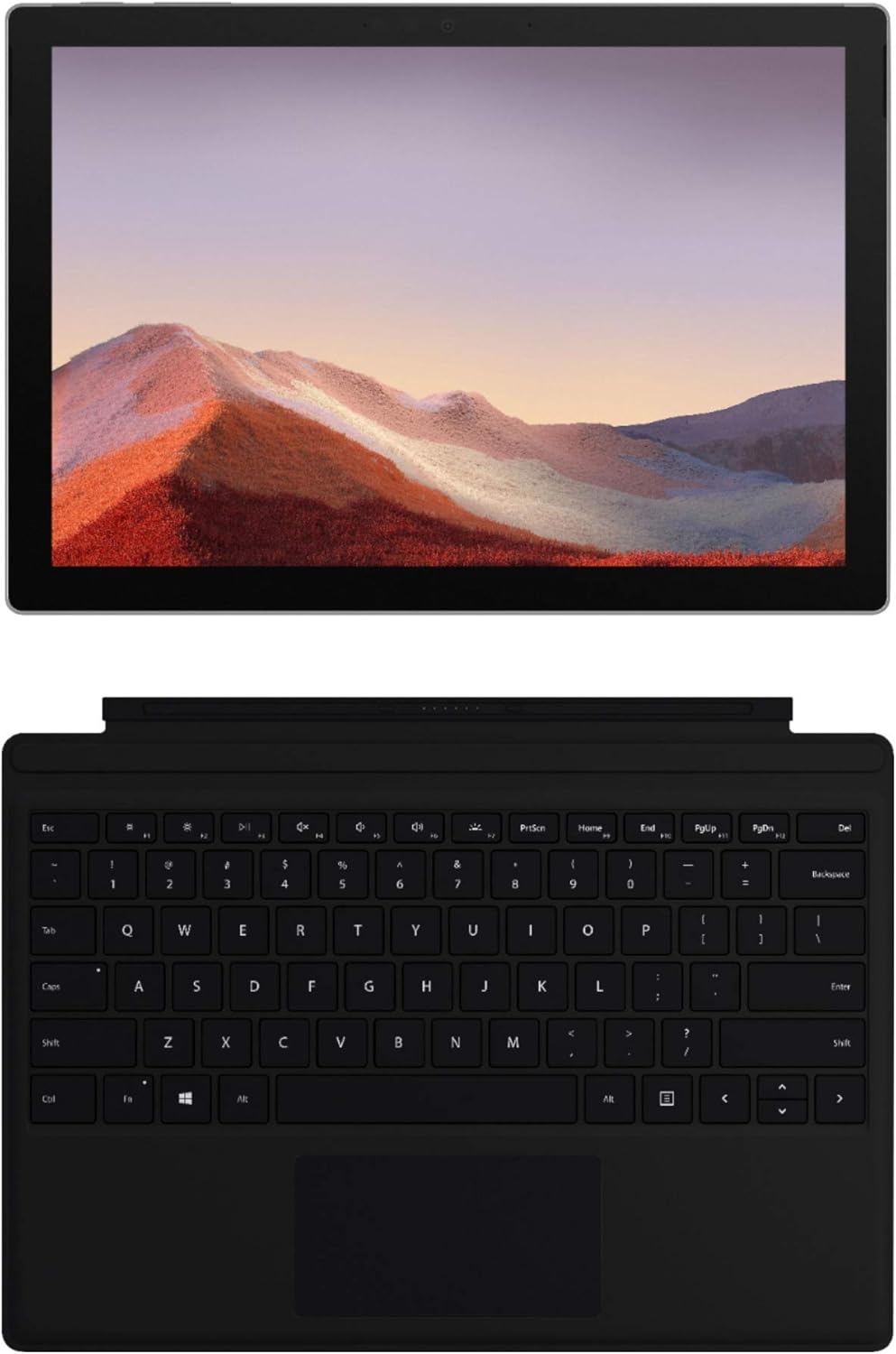 Microsoft Surface Pro 7: 10th Gen i3-1005G1, 4GB RAM, 128GB SSD, 12.3" PixelSense Touch Display (2736x1824), Includes Type Cover
