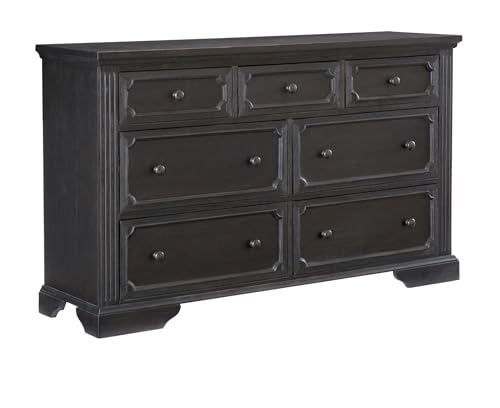 Dressing Table, Black Dressing Table, Dressing Table with 7 Drawers