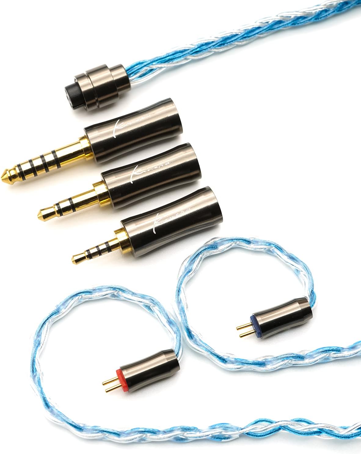 Kinera Ace Modular Upgrade Cable, OFC+OFC with Silver Plated 8 Core IEM Cable (0.78 2PIN)