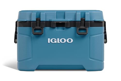 Igloo Trailmate 52Qt Wheeled Cooler, Insulated Hard Shell Ice Chest, Carbonite