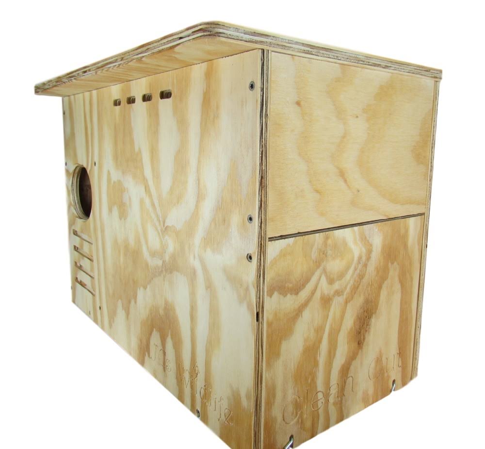 JCs Wildlife Barn Owl Nest Box House Hand Crafted