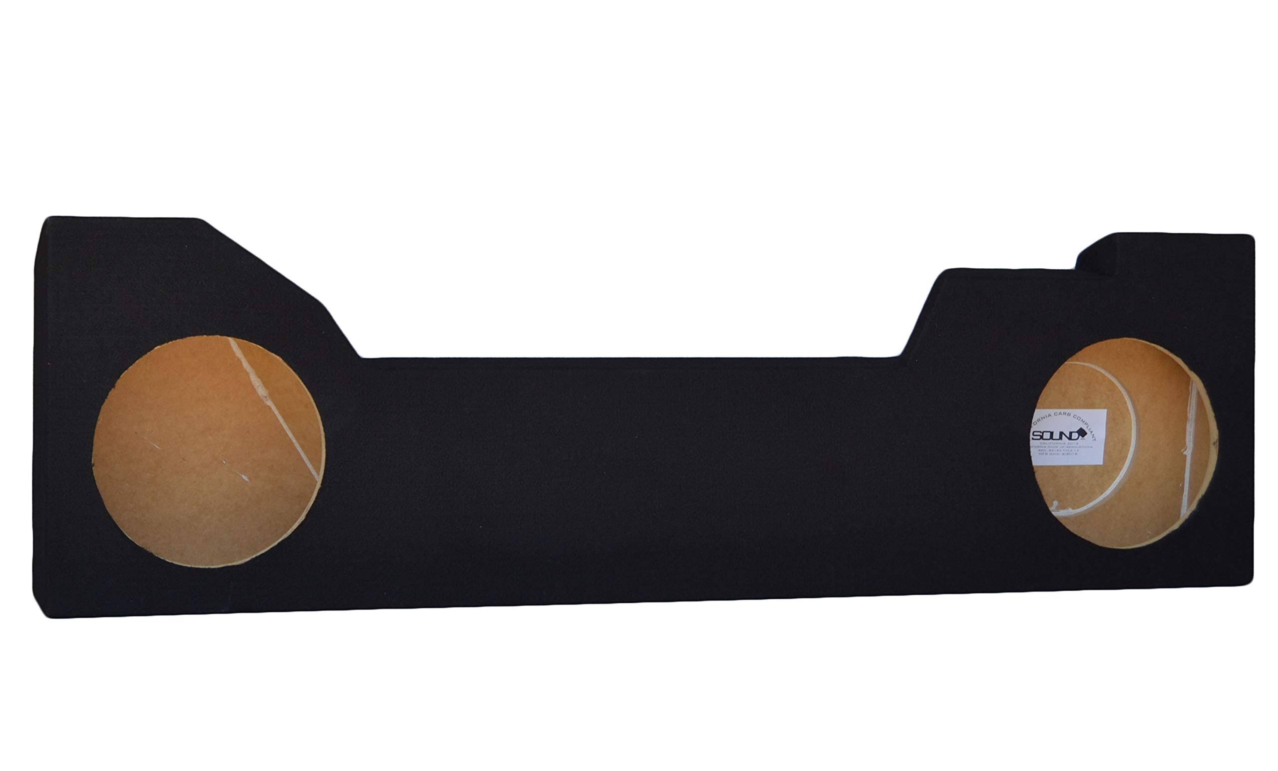 Soundbox Silverado/Sierra Double Cab (Extended) 2014-2018 Dual 10x22 Subwoofer Enclosure