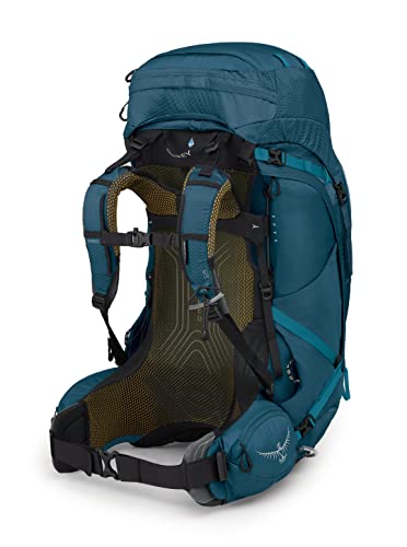 Osprey Atmos AG 65L Men's Backpacking Backpack, Venturi Blue, L/XL