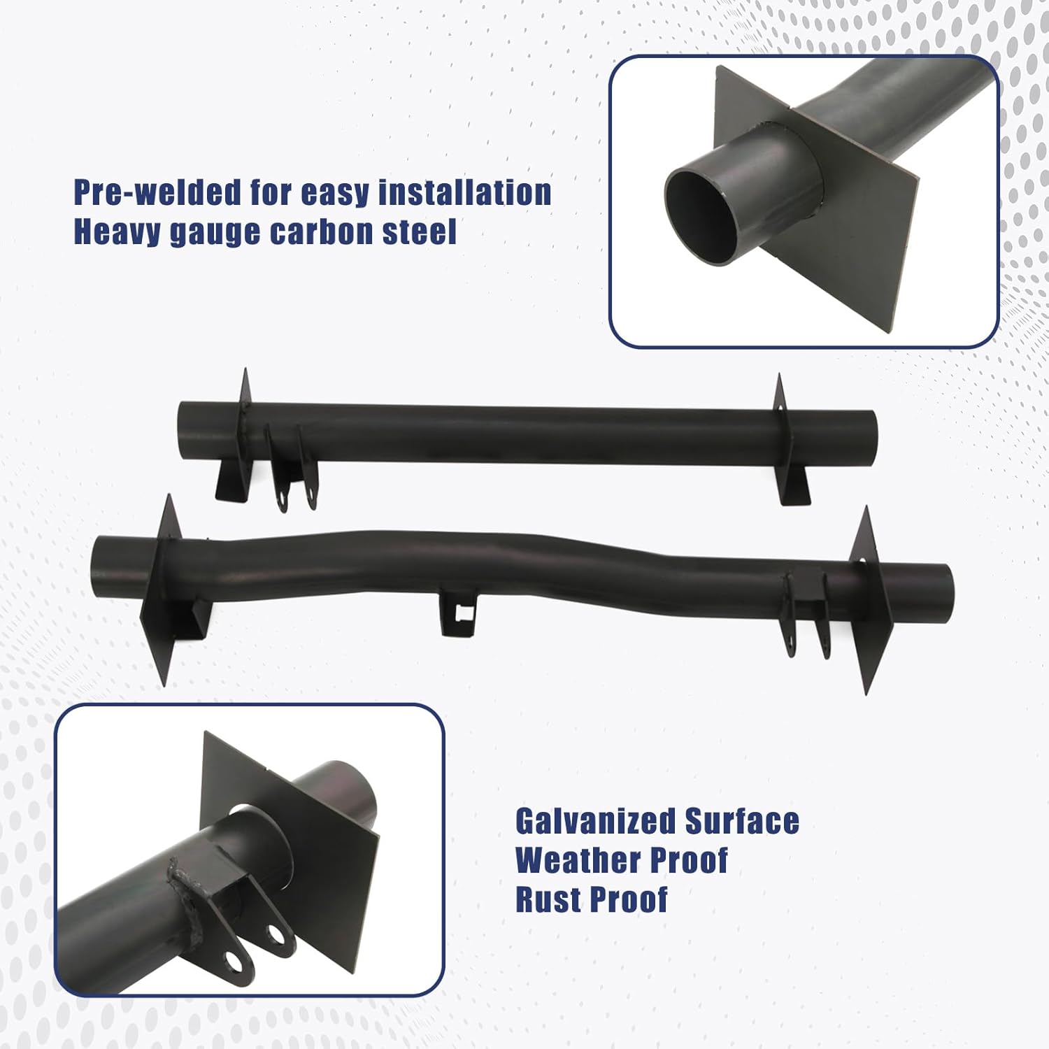 Rear Fuel Tank Support Crossmember and Upper Shock Mount Crossmember Fit for 1999-2006 Chevy Silverado GMC Sierra 1500 2500