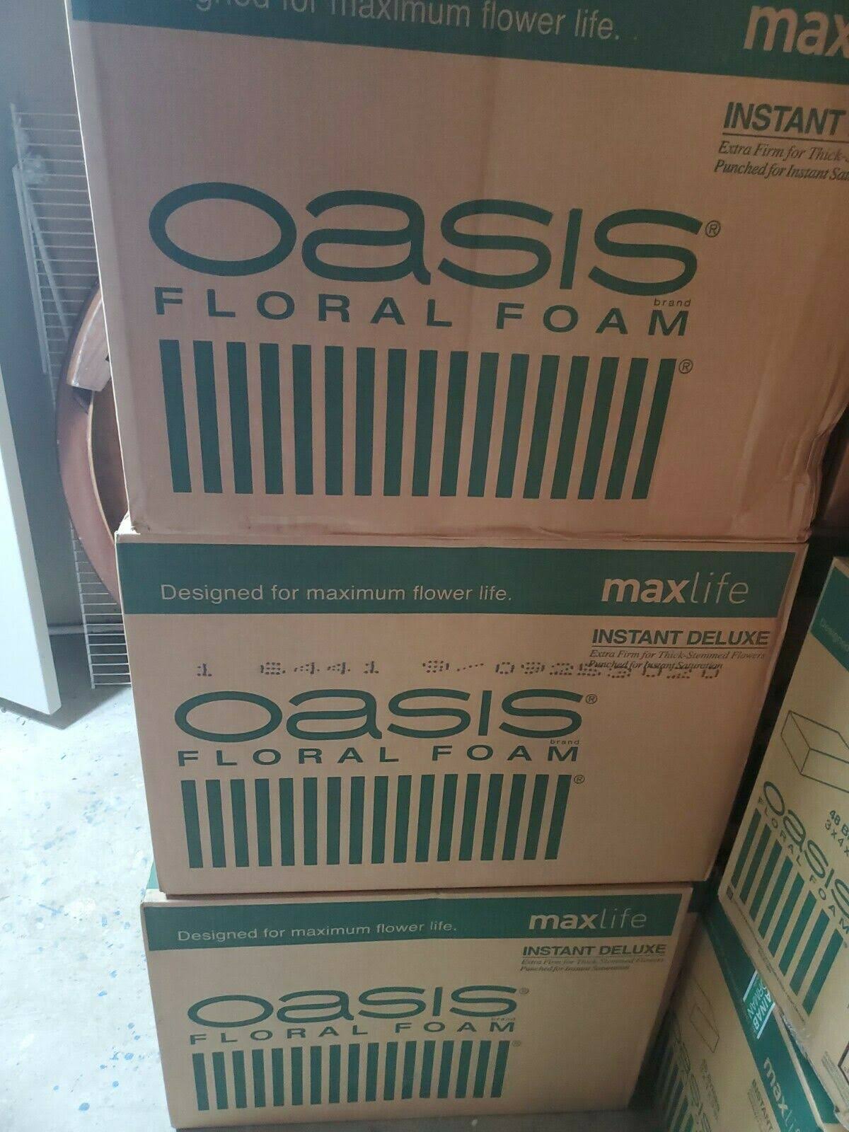 Oasis Instant Deluxe Floral Foam Maxlife Case 48