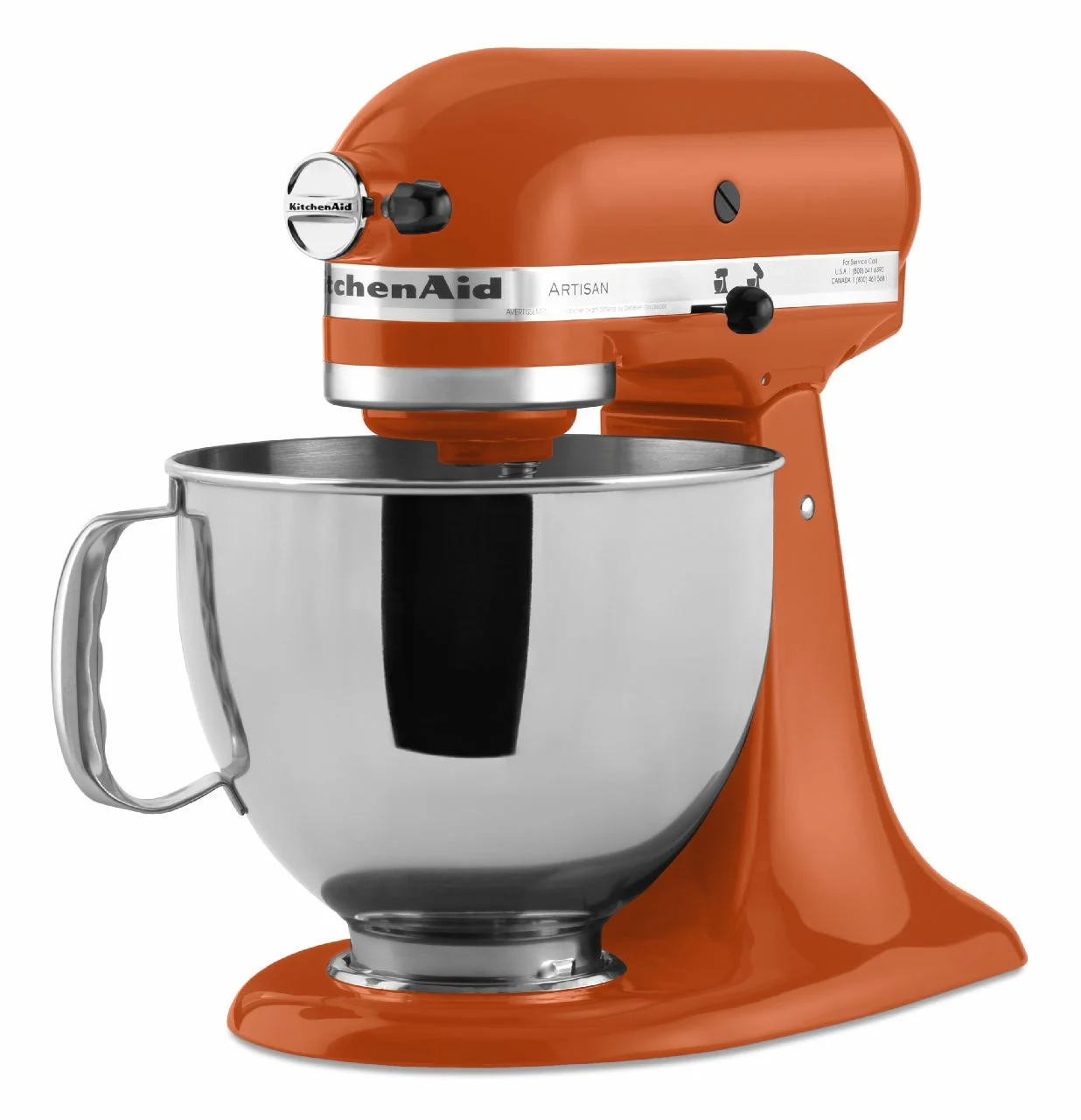 KitchenAid KSM150PSPN Artisan Series 5-Quart Stand Mixer, Persimmon