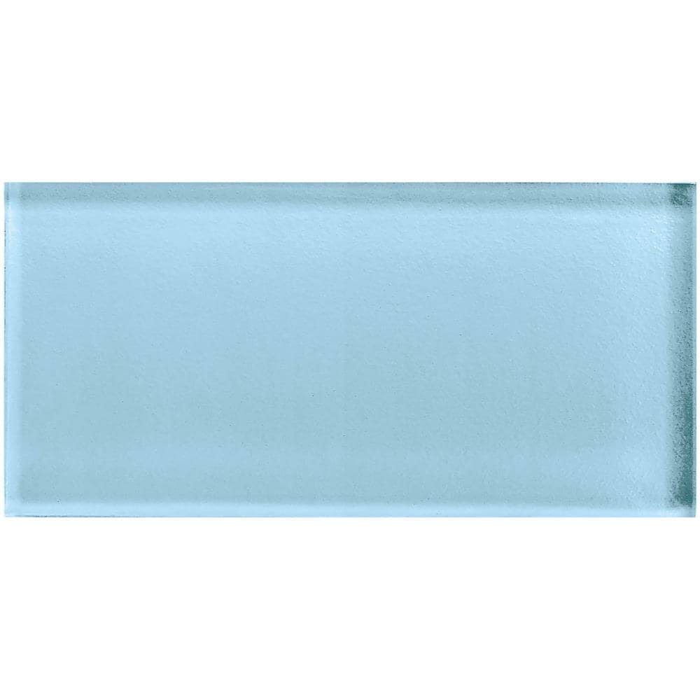 American Olean Color Appeal 32-Pack Powder 3-in x 6-in Unglazed Glass Subway Wall Tile | C109361P