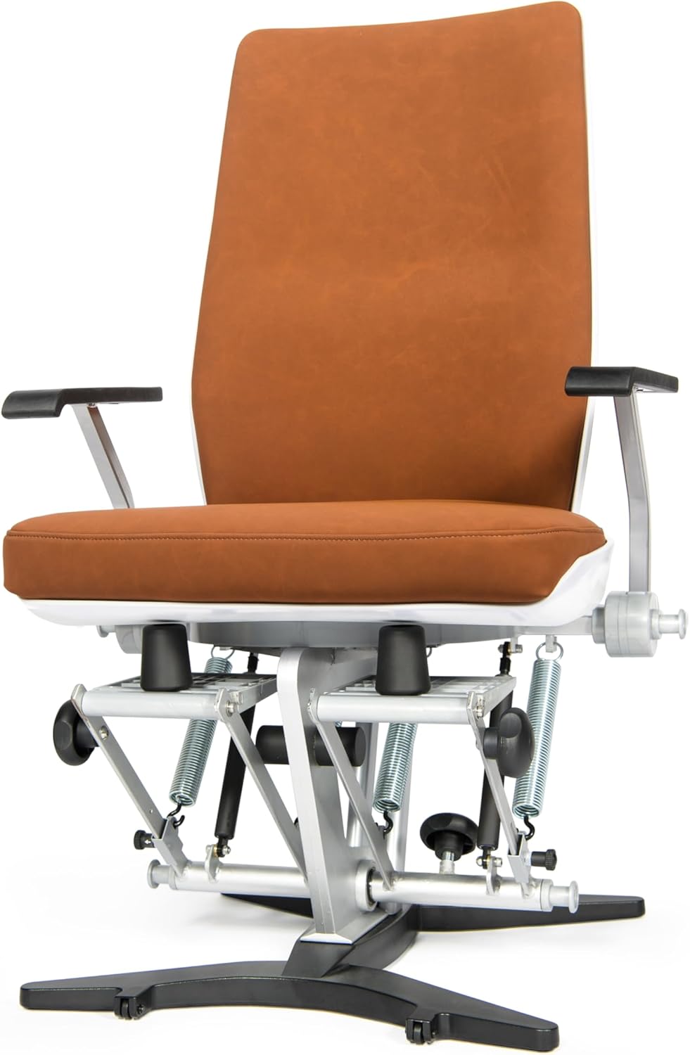 Ergonomic Office Chair & Exercise Chair for Home Gym - Pilates & Yoga Reformer, Core Strengthening, Body Stretching Workout Machine