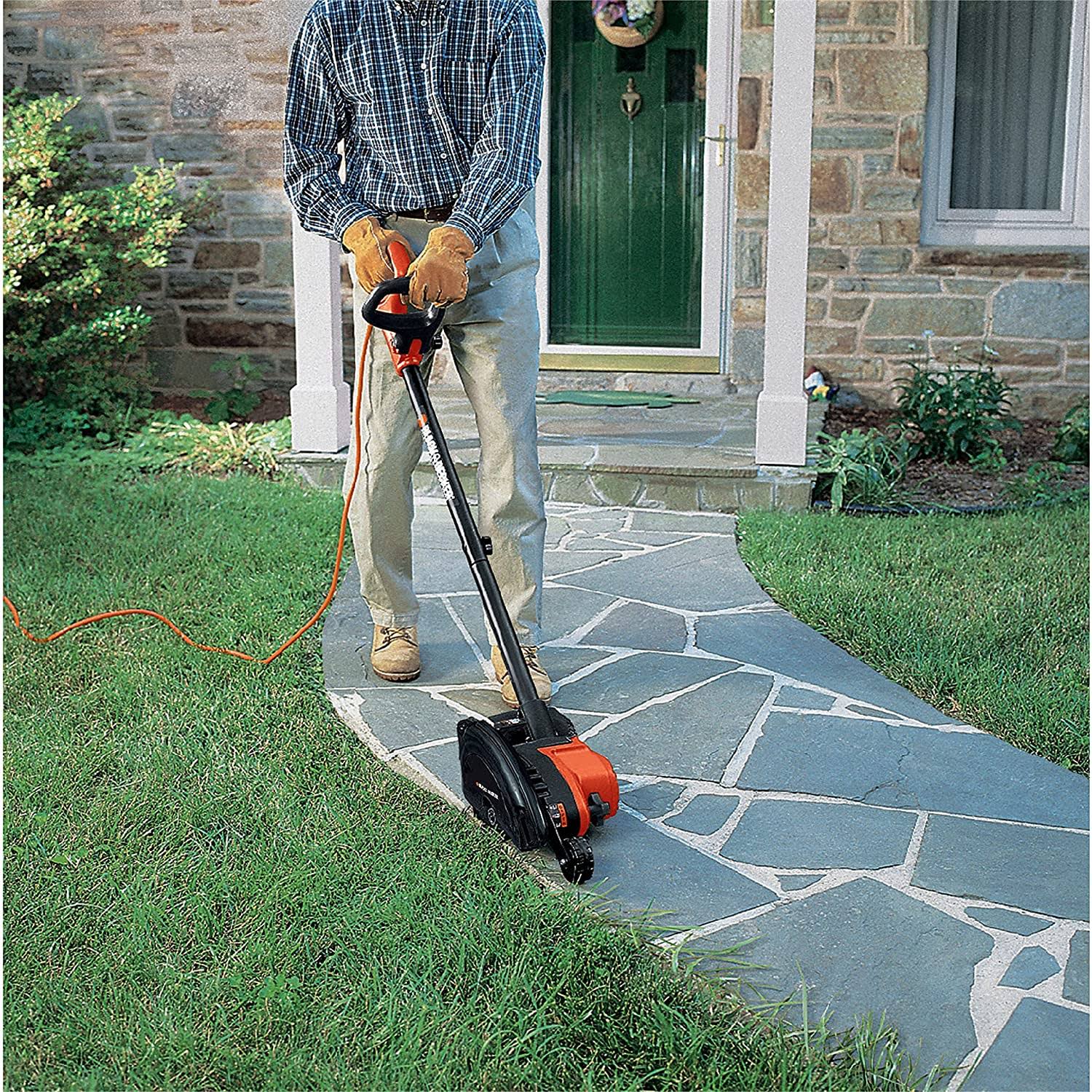 Black+decker 12 Amp 2-in-1 Landscape Edger and Trencher, (LE760FF)