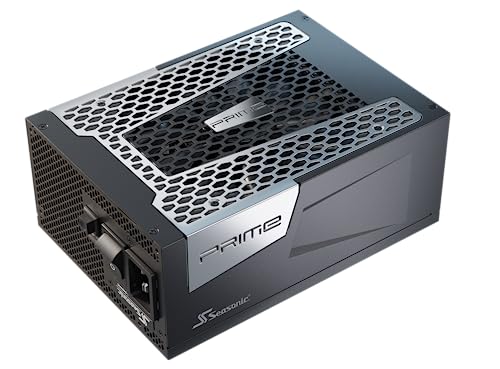 Seasonic Prime TX-1600 | 1600W |80+ Titanium| ATX 3.0 & PCIe 5.0 Ready | Full Modular | ATX Form Factor | Premium Japanese Capacitor | Nvidia RTX 30/40 Super & AMD GPU Compatible (Ref. SSR-1600TR2)