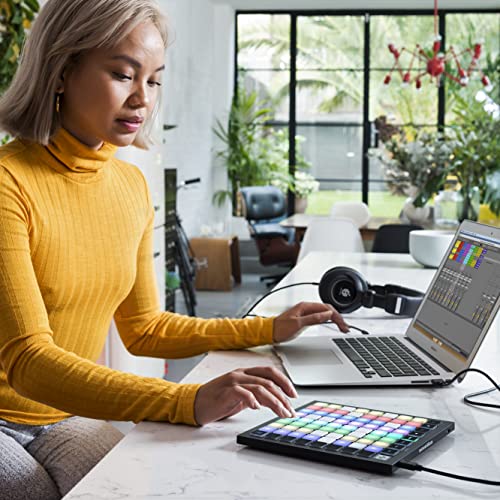 Novation Launchpad Mini [MK3] + AKAI Professional MPK Mini MK3 - Portable MIDI Controllers for Music Production