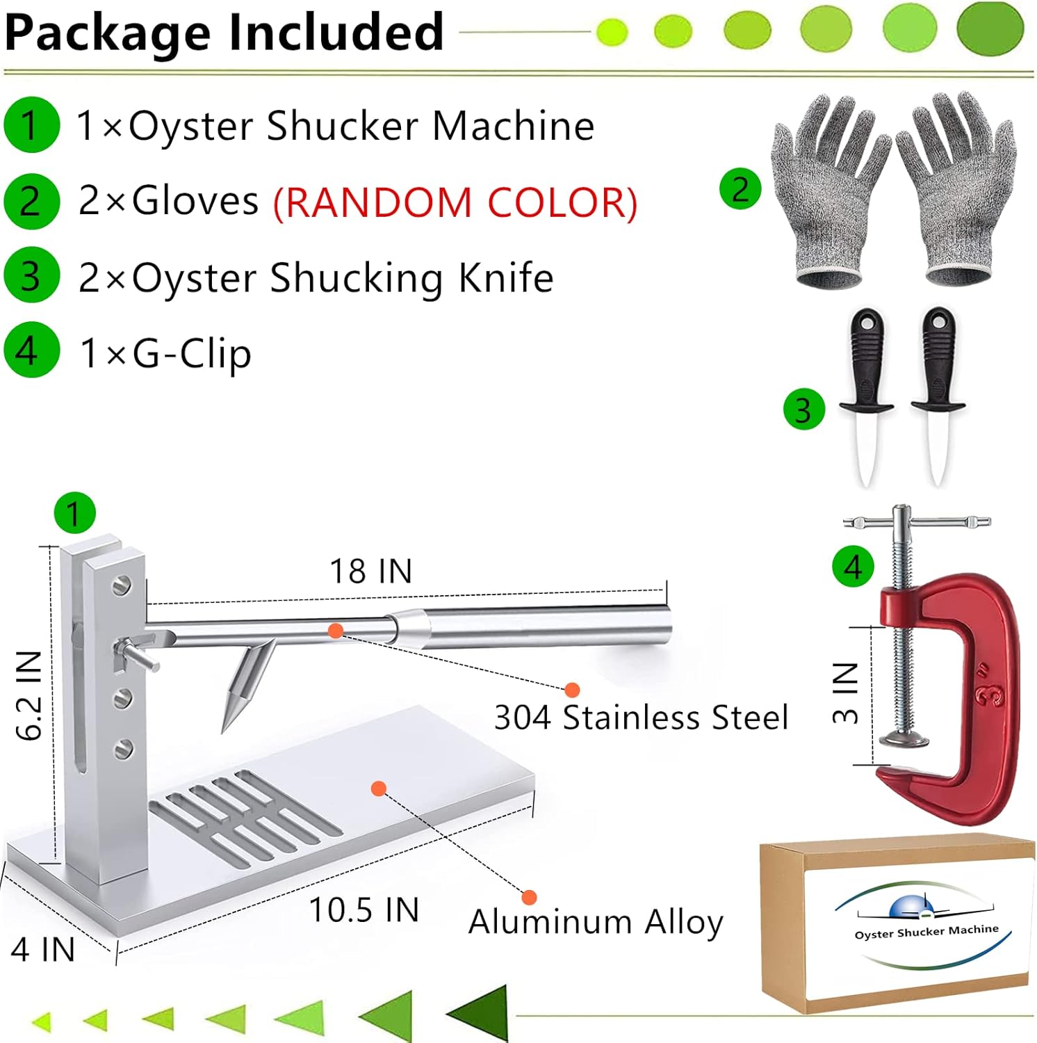 Oyster Shucker Machine Stainless Steel Oyster Shucker Tool Set Oyster Clam Shucking Kit Oyster Clam Opener Machine Oyster Sheller Practical Tool For Hotel Buffets And Homes And Gift Oyster Opener
