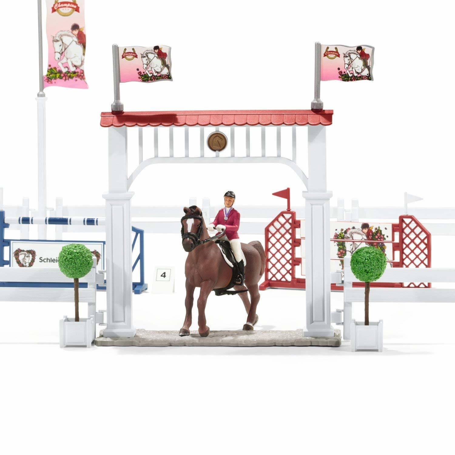 Schleich North America Big Horse Show with Riders u0026 Horses Playset
