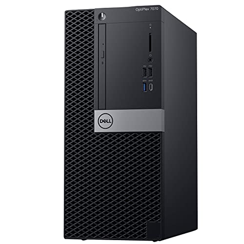 Dell Optiplex 7070 Tower Desktop Computer | Intel i7-9700 (3.4) | 32GB DDR4 RAM | 1TB SSD Solid State | Windows 11 Pro | Internal Wi-Fi 6 PCIe Adapter (Renewed)