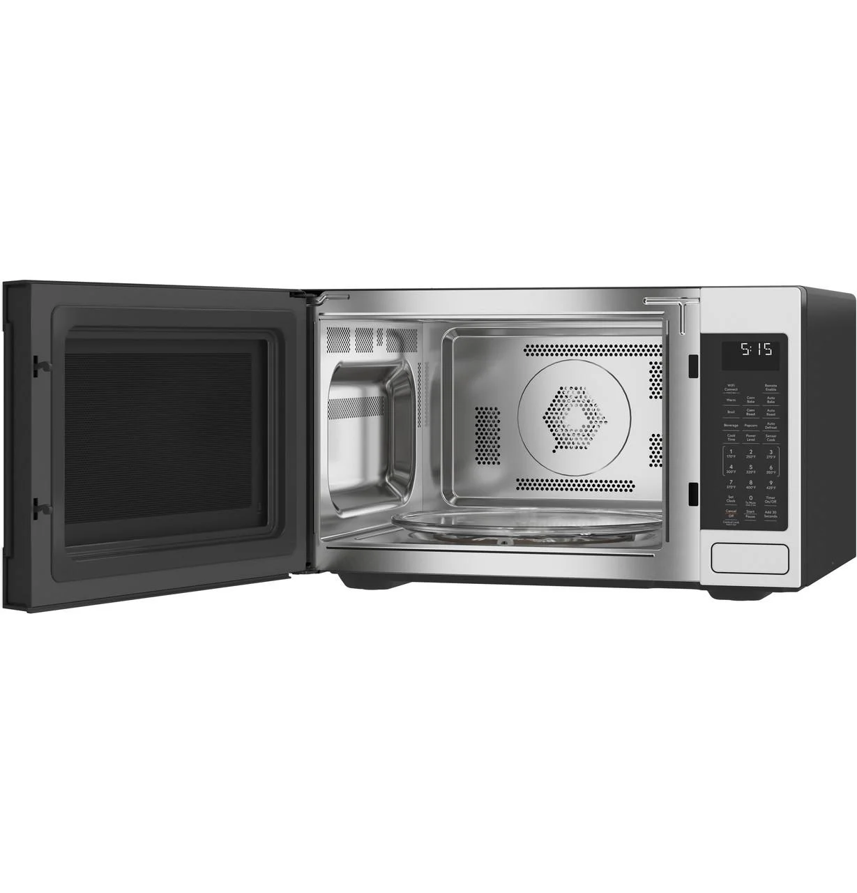 Cafe Ceb515pn 22" Wide 1.5 Cu. Ft. 1000 Watt Countertop Microwave - White