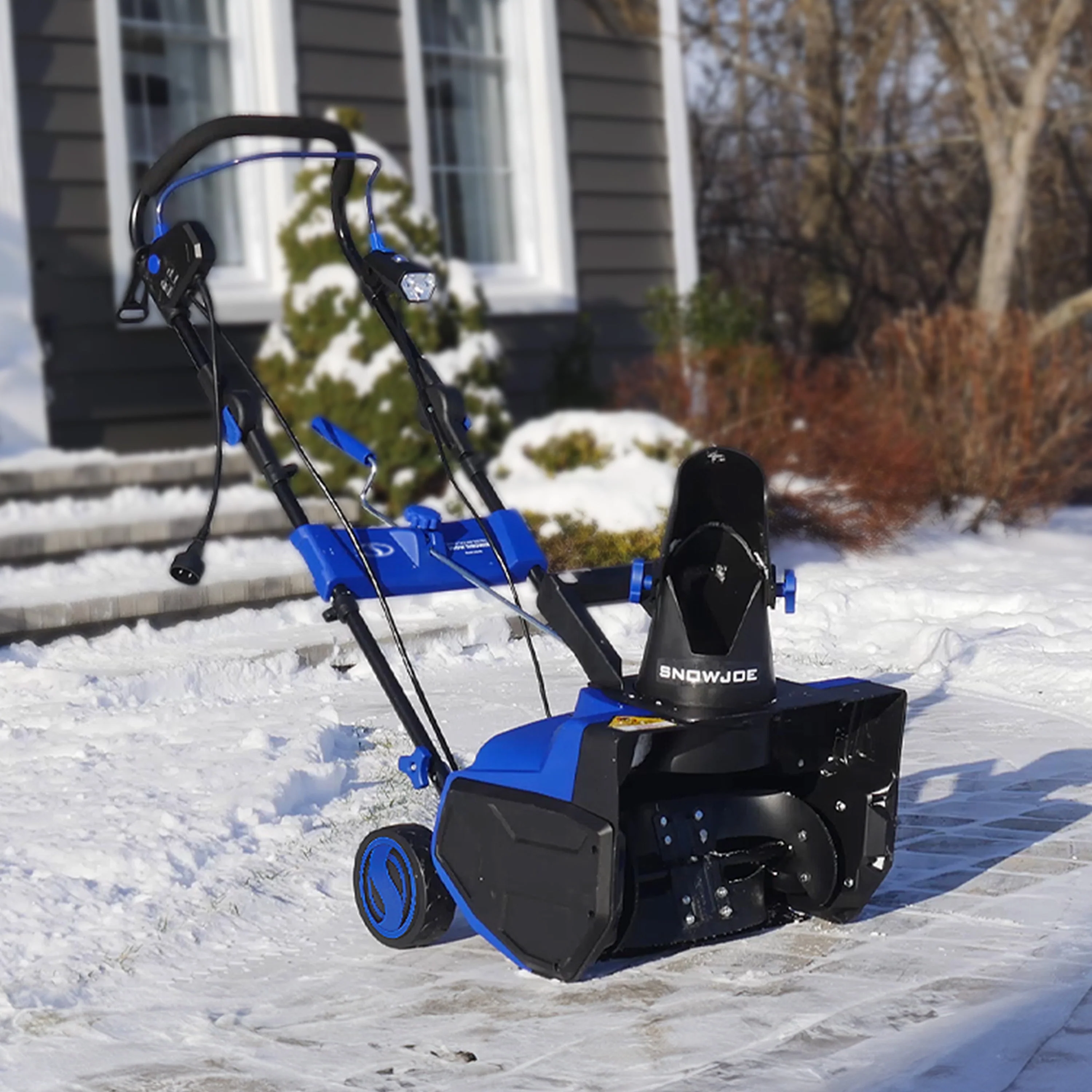 Snow Joe 21-inch Electric Single-Stage Snow Blower, 15-Amp, Directional Chute Control