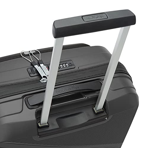 American Tourister Airconic Hardside Expandable Luggage with Spinners, Deep Ocean, 2PC SET (Carry-on/Medium)