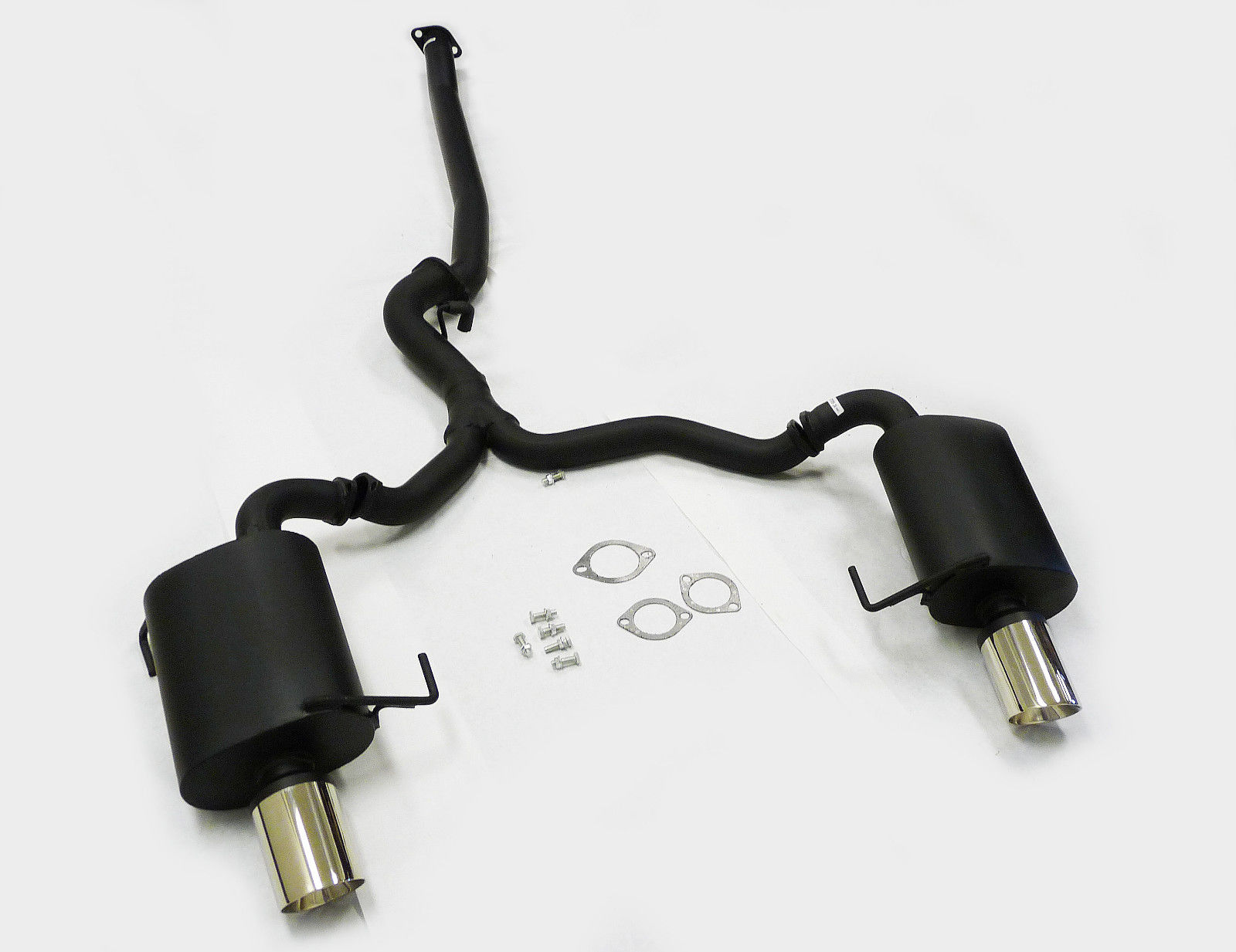 Black Catback Exhaust Fitment For 05 to 09 Subaru Legacy GT Sedan By Maximizer