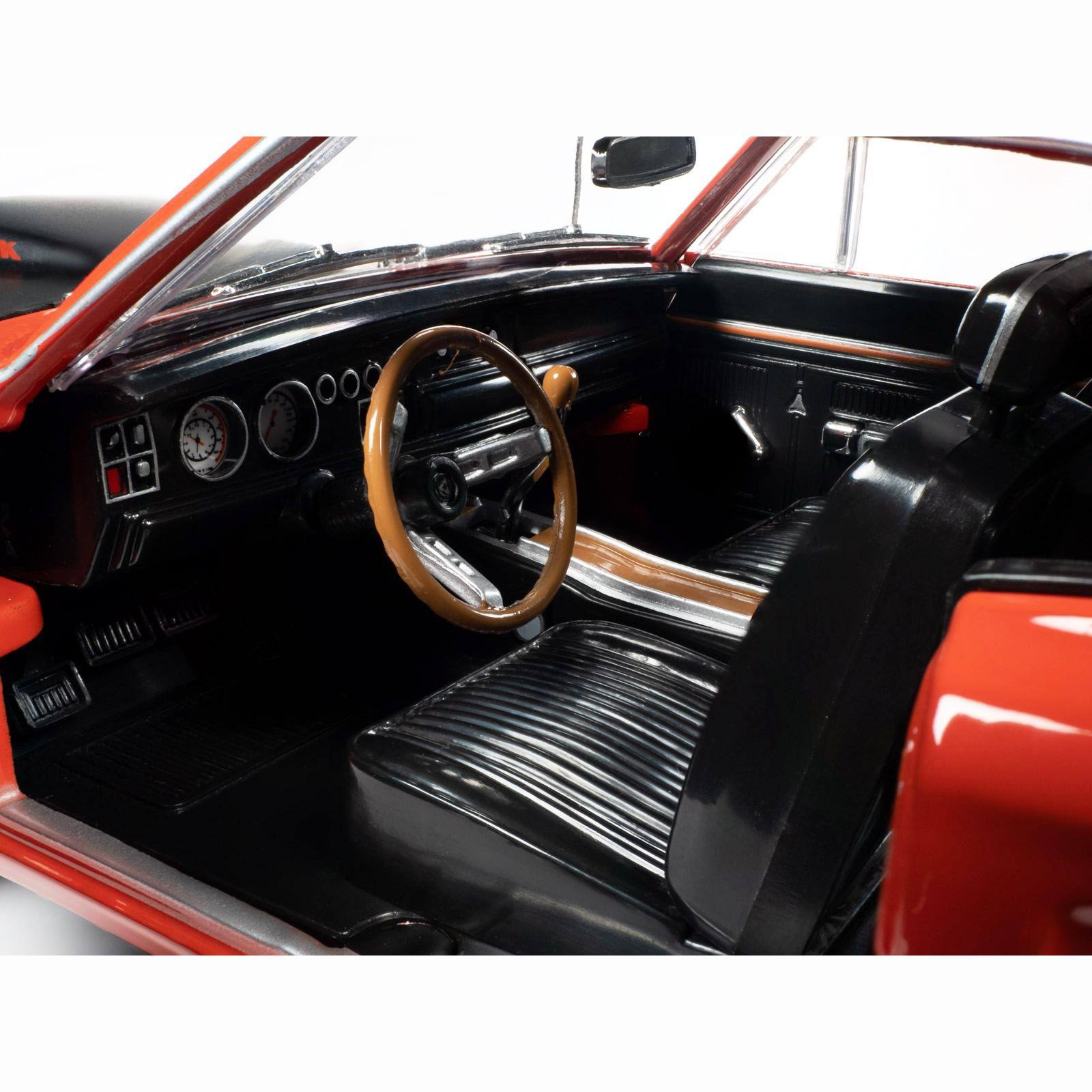 1969/5 Dodge Coronet Super Bee Hardtop R4 Red Muscle Car u0026 Corvette Nationals (MCACN) 1/18 Diecast Model Car by Autoworld