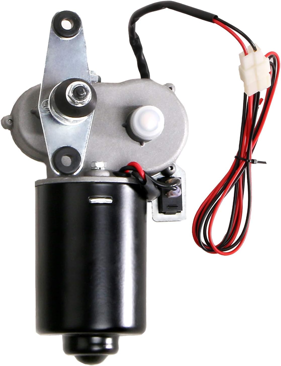 YiCross Electric UTV Windshield Wiper Motor 12V Hard Coated Polycarbonate Universal Windshield Wiper Kit w/Multi Wiper, 90 Degree Wipe Sweep