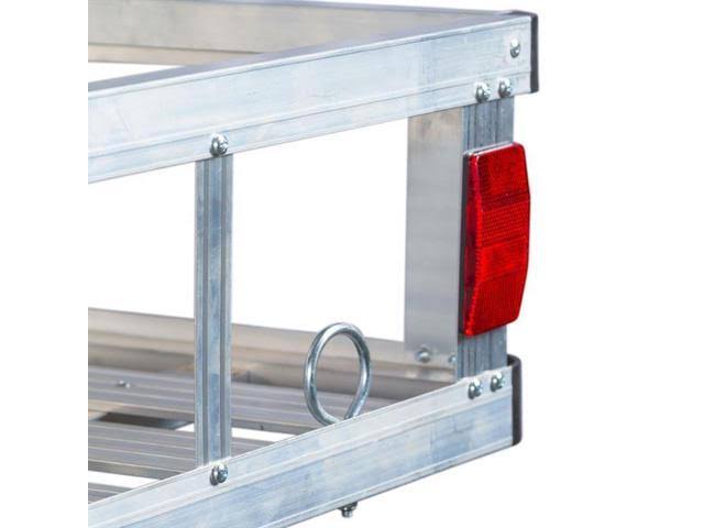 Apex ACC500-DLX Deluxe Aluminum Basket Hitch Cargo Carrier with Ramp