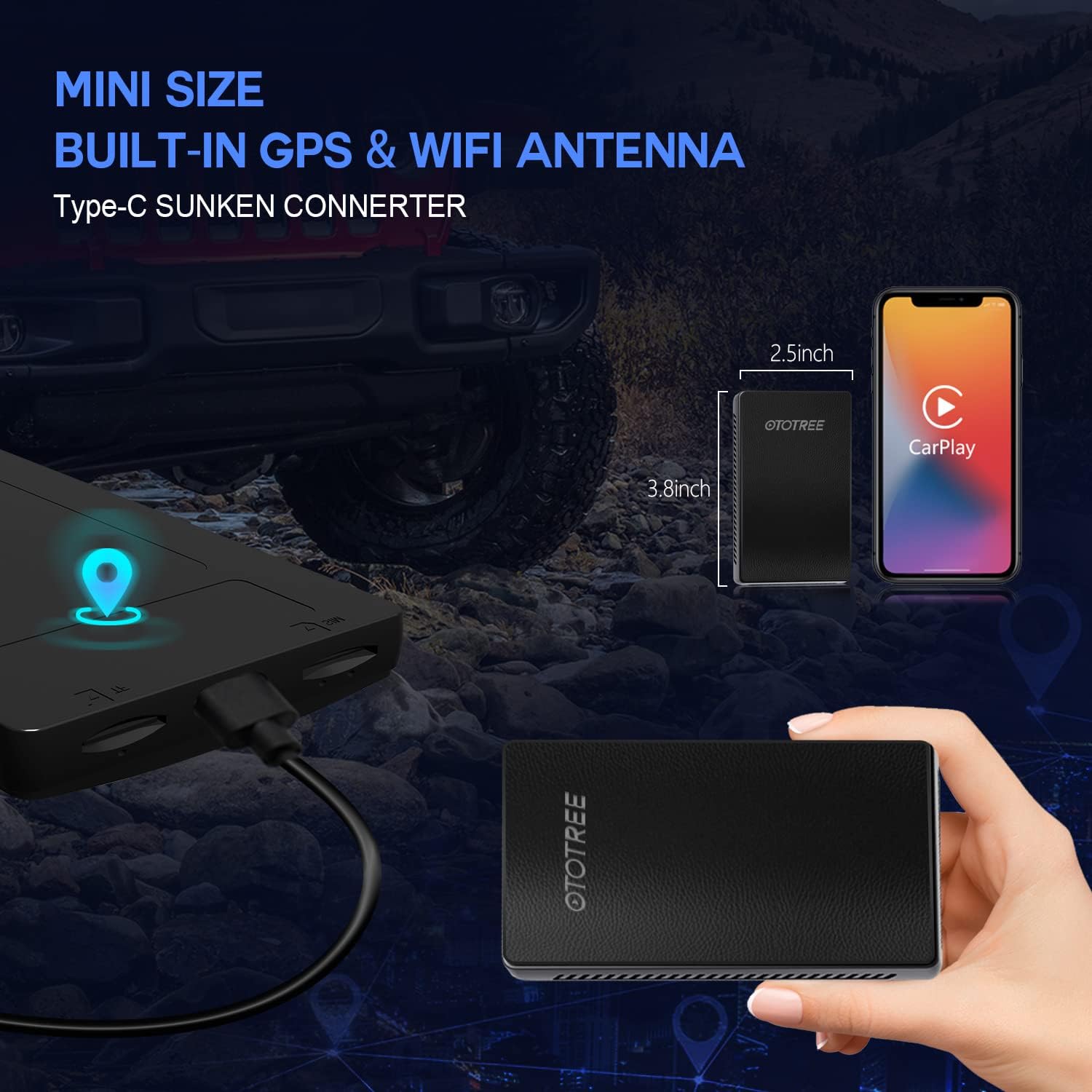 Multimedia Video AI Box for Cars with Wired CarPlay,AI Box Android System Supports WiFi,4G SIM Card,Split Screen,Wireless CarPlay+Wireless Android Auto,Installing Apps from Google Play (S21, Brown)