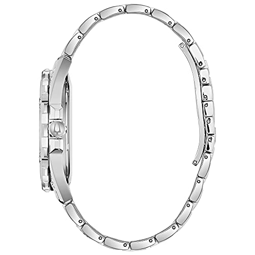 Bulova Men's Crystal Accented Gift Set with 3-Hand Date Quartz Watch and ID Bracelet