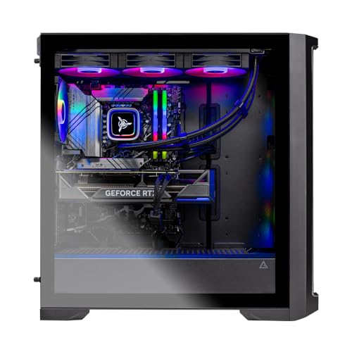 Skytech Shadow 3.0 Gaming PC Desktop - Intel Core-i7 9700KF 3.6GHz, RTX 2060 6GB, 16GB DDR4 3000, 1TB SSD, AC WiFi, Win 10 Home, Black