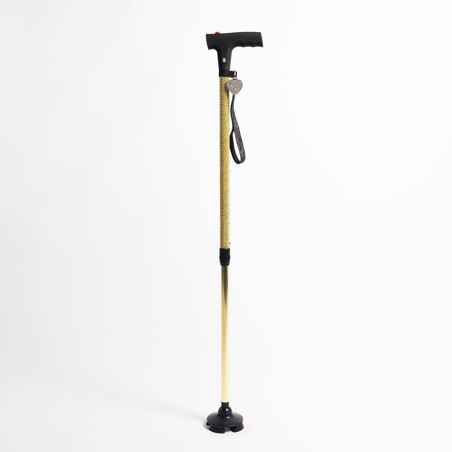 Blingsting Kandi Kane Personal Safety Cane Gold