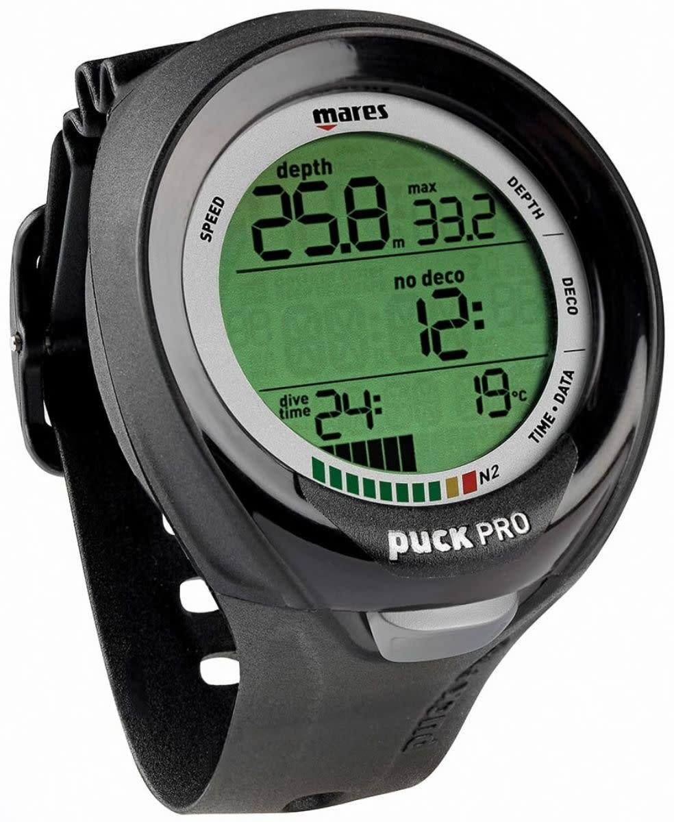 Mares Puck Pro + Computer White/Black