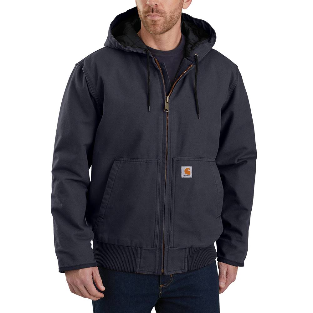 Carhartt Washed Duck Insulated Active Jac | Navy | Medium