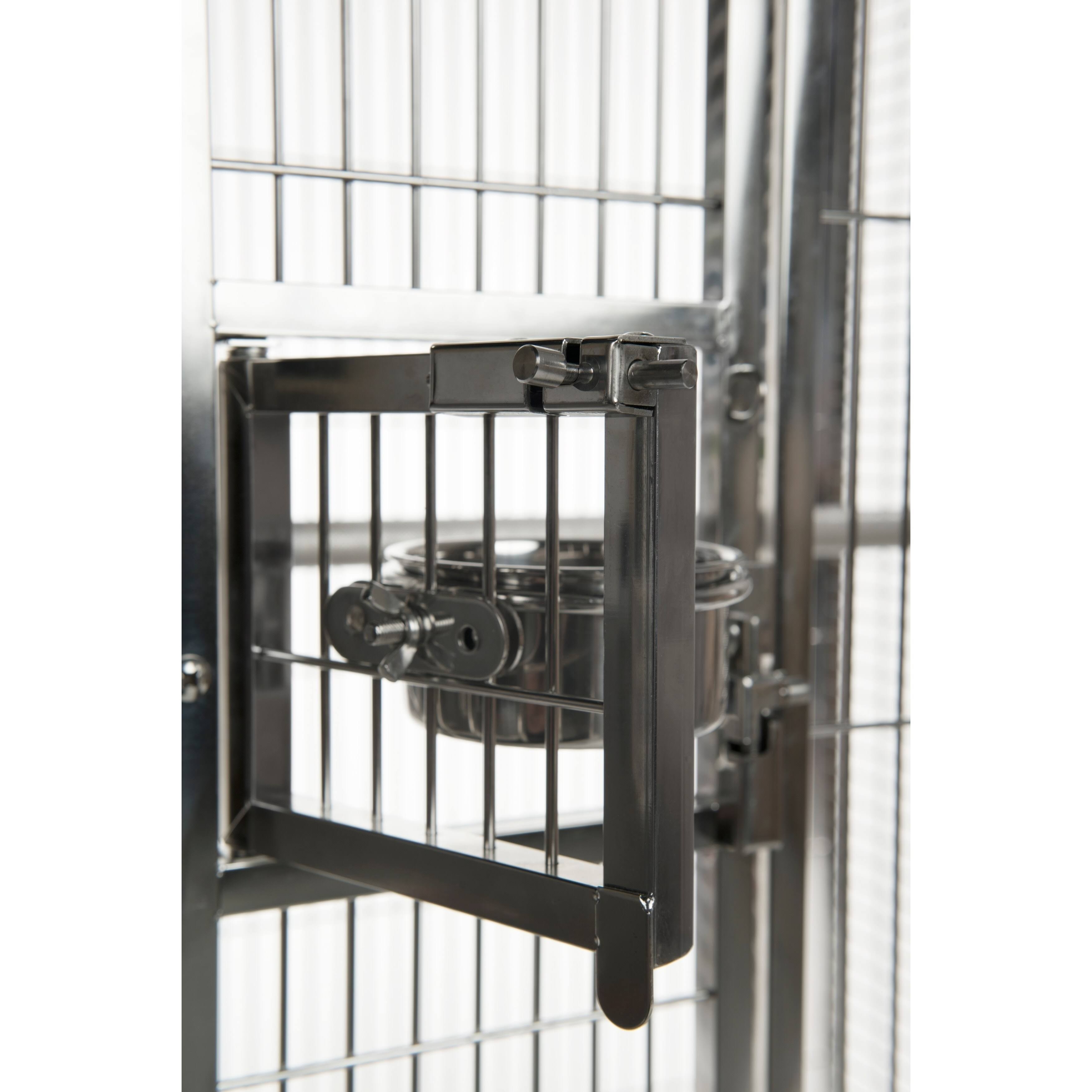 Prevue Pet Products Stainless Steel Playtop Bird Cage
