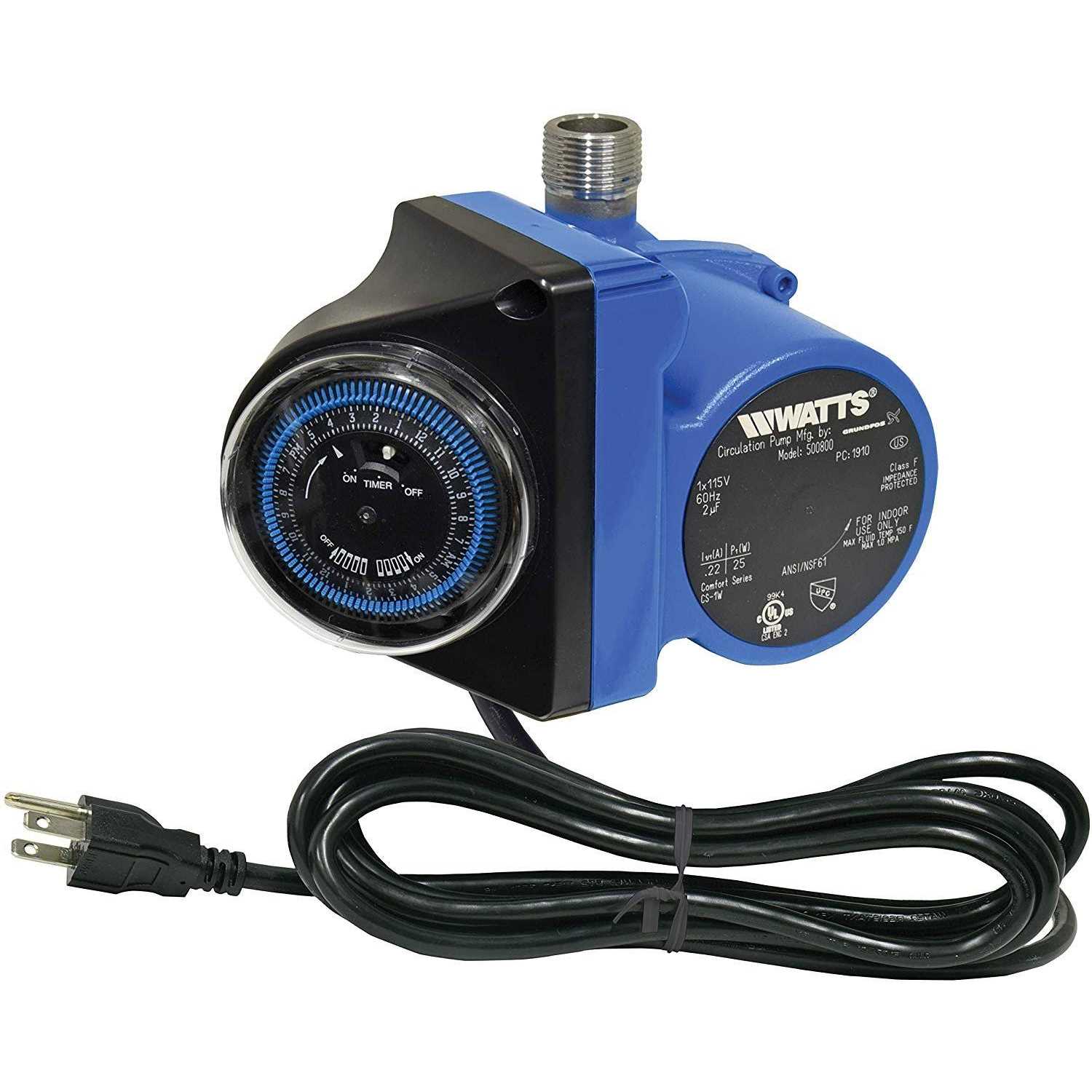 Watts 500800 Instant Hot Water Recirculating Pump System with Built-in Timer - Shop Hardware Tools Online Store