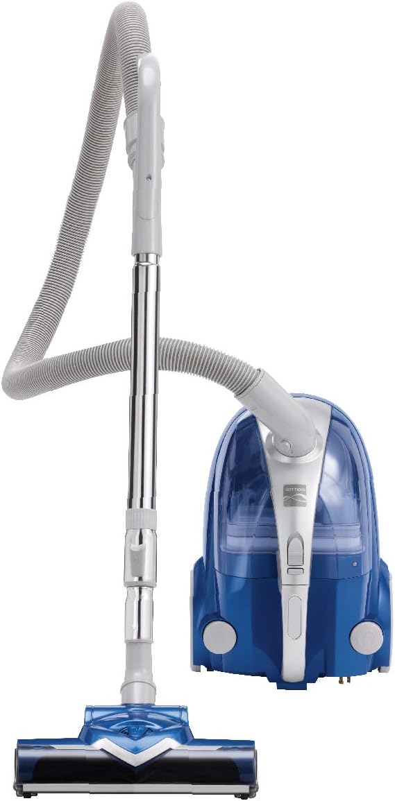 Kenmore Friendly Lightweight Bagless Compact Canister Vacuum with Pet Powermate, HEPA, Extended Telescoping Wand, Retractable Cord and 2 Cleaning Tools, Motor Power, Purple