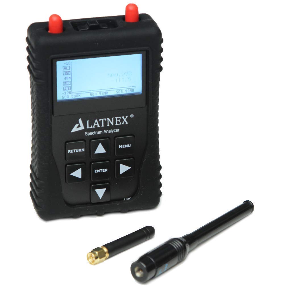 SPA-3G Combo RF Explorer and Spectrum Analyzer with a Heavy Duty case Portable Handheld Digital Ham-Radio-WiFi-Network-Audio-Signal Frequency Analyzer - Software Included (Up to 2.7GHz)