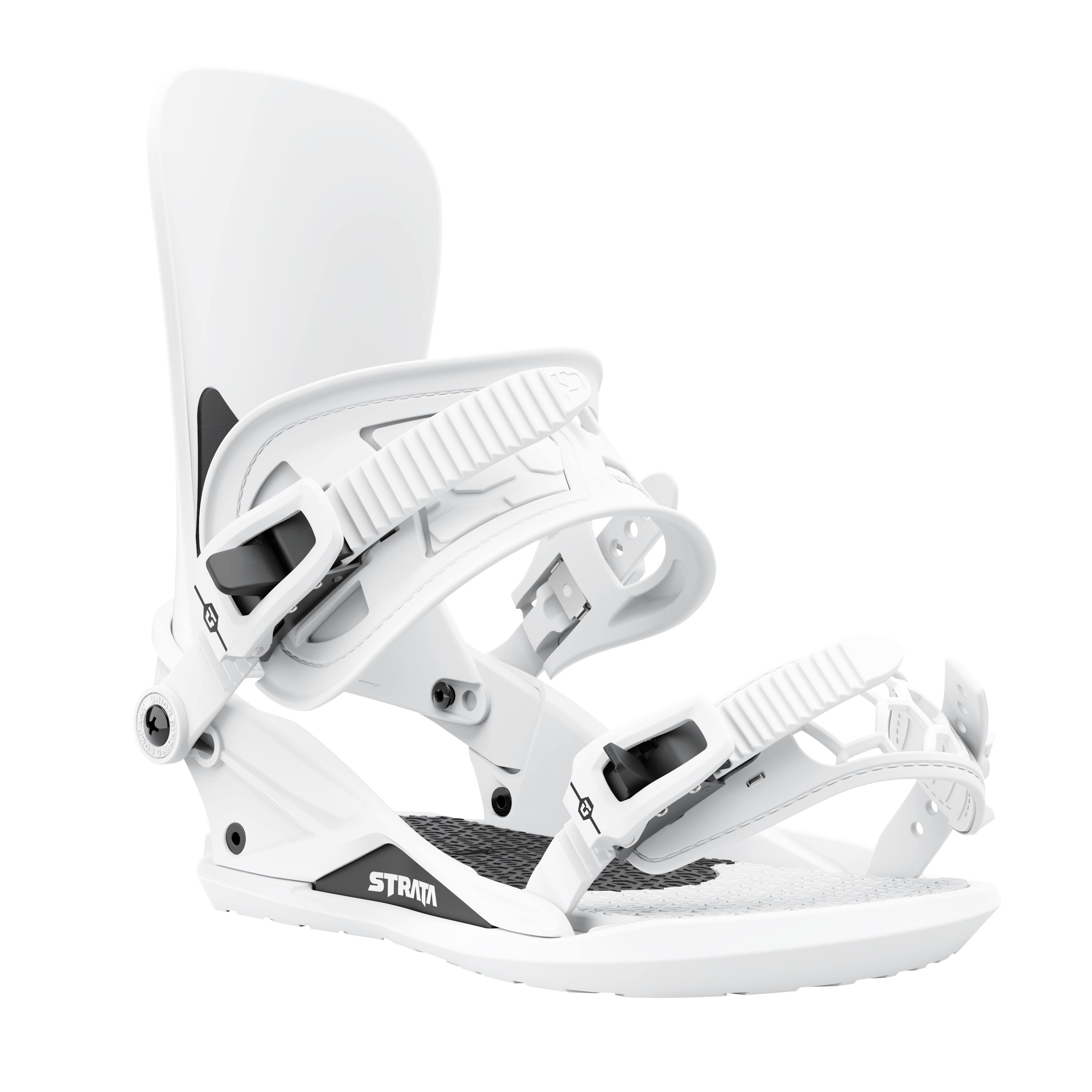 Union Strata Snowboard Bindings White M