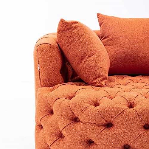 HomSof Swivel Accent Chair Chaise Lounge Indoor leisure Chair Barrel Modern Sofa Lounge Club Round Chair