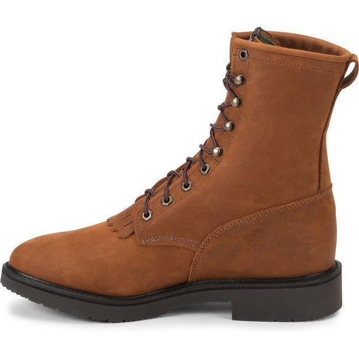 Justin Men鈥檚 Conductor 8鈥?Made in USA Work Boot 鈥?Hazel 鈥?760