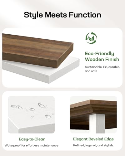 Marsail Lift Top Coffee Table with Open & Hidden Storage, Modern Fluted Coffee Table with Smooth Lift Mechanism, Sturdy Space-Saving Center Table for Home Living Room, Office, Natural Oak