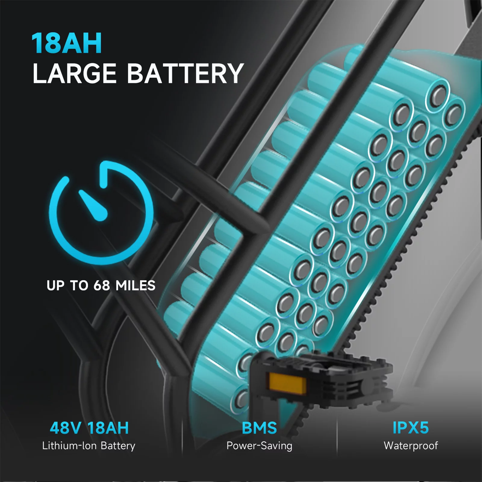 HAPPYRUN 20*4.0'' Fat Tire Electric Bicycle 750W E-Bike with 48V 18Ah Removable Battery, Ideal for All Ages